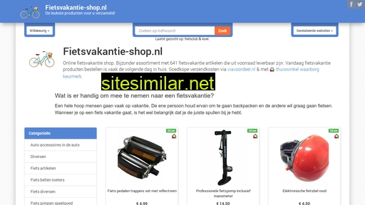 fietsvakantie-shop.nl alternative sites