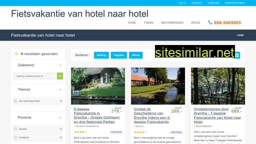 fietsvanhotelnaarhotel.nl alternative sites