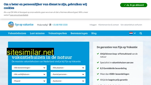 fijnopvakantie.nl alternative sites