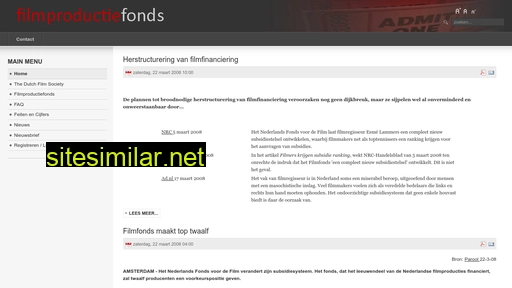 filmproductiefonds.nl alternative sites
