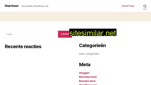 finalgreet.nl alternative sites