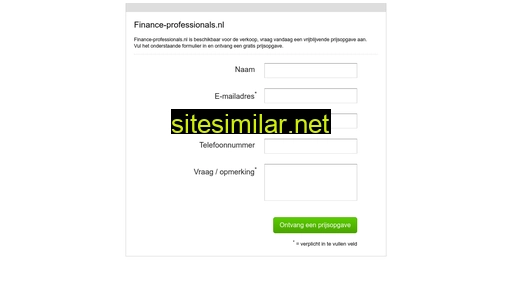Finance-professionals similar sites