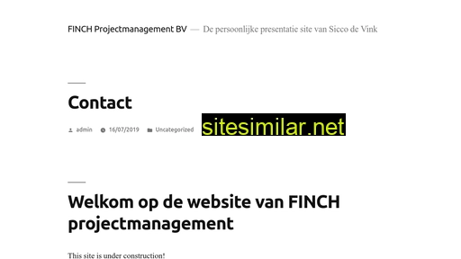 finchprojectmanagement.nl alternative sites