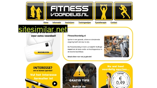 fitnessvoordelig.nl alternative sites