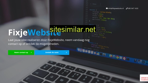 fixjewebsite.nl alternative sites