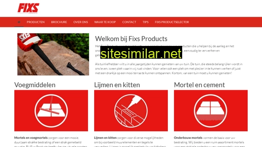 fixsproducts.nl alternative sites