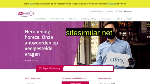 fnvhoreca.nl alternative sites