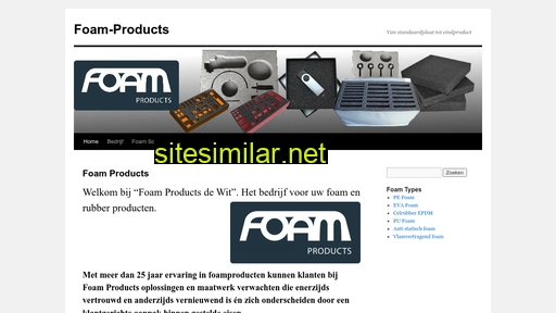 foam-products.nl alternative sites
