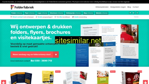 folderfabriek.nl alternative sites