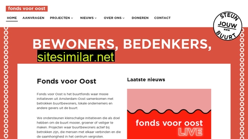 fondsvooroost.nl alternative sites