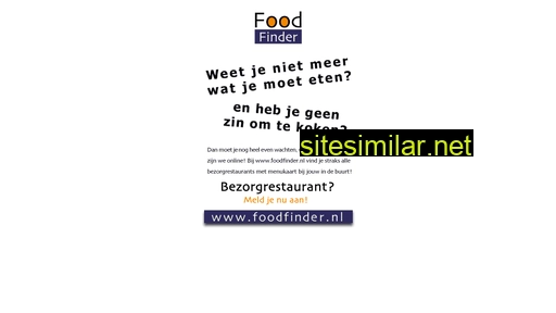 foodfinder.nl alternative sites