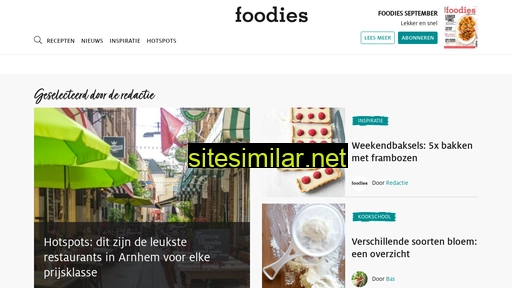 foodiesmagazine.nl alternative sites