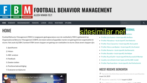 footballbehaviormanagement.nl alternative sites