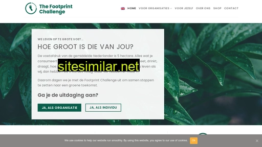 footprintchallenge.nl alternative sites