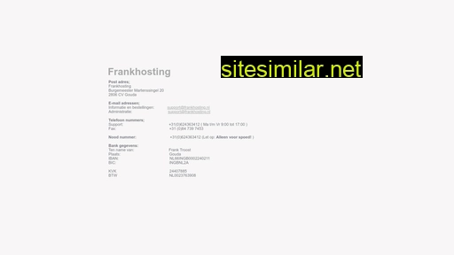 frankhosting.nl alternative sites