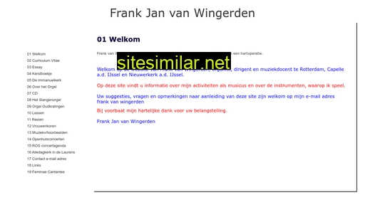frankvanwingerden.nl alternative sites