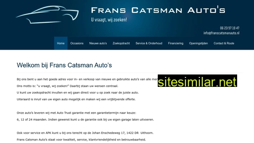 franscatsmanauto.nl alternative sites