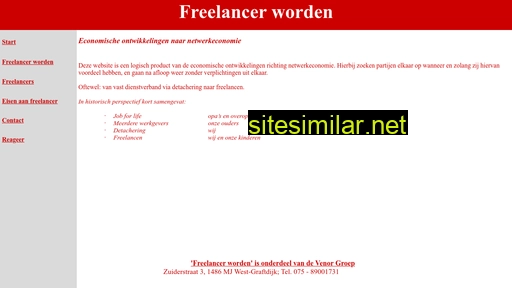 Freelancerworden similar sites