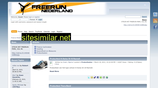 freerun-nederland.nl alternative sites