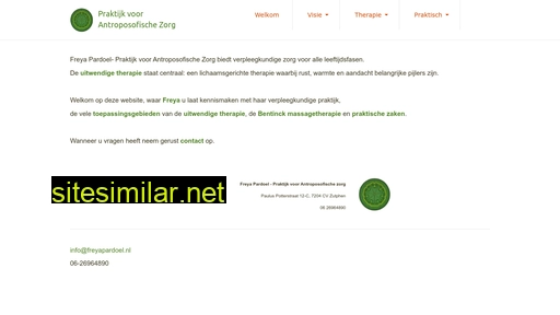 freyapardoel.nl alternative sites