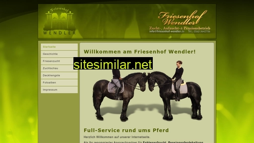 friesen-pferde.nl alternative sites