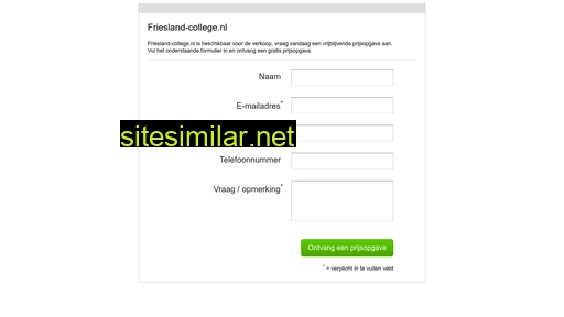 friesland-college.nl alternative sites