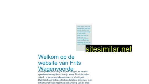 fritswagenvoorde.nl alternative sites