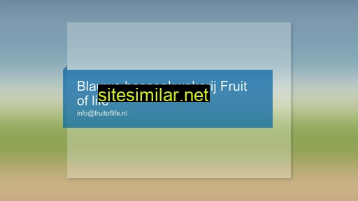 fruitoflife.nl alternative sites