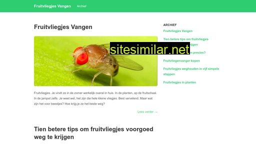 fruitvliegjesvangen.nl alternative sites