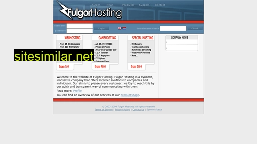 fulgor-hosting.nl alternative sites