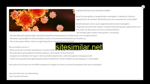 fysiocareklimmen.nl alternative sites