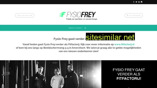 fysiofrey.nl alternative sites