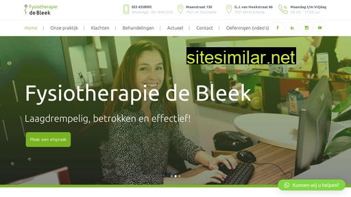 fysio-debleek.nl alternative sites