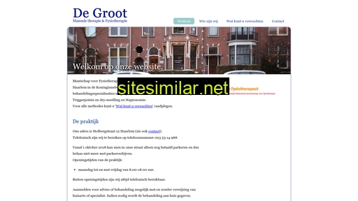 fysiotherapiedegroot.nl alternative sites