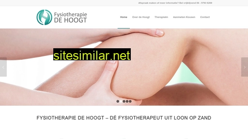 fysiotherapiedehoogt.nl alternative sites