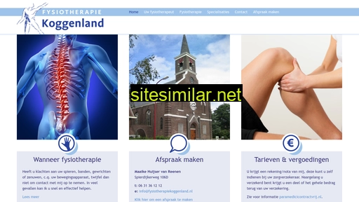 fysiotherapiekoggenland.nl alternative sites