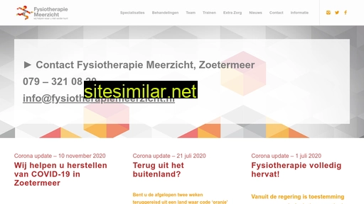 fysiotherapiemeerzicht.nl alternative sites