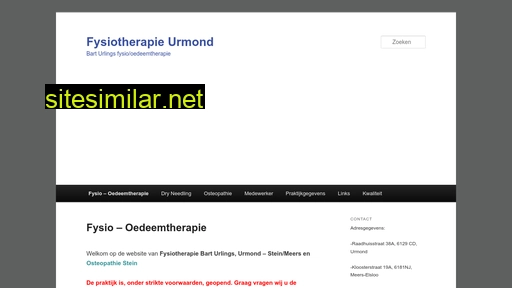 fysiotherapieurmond.nl alternative sites