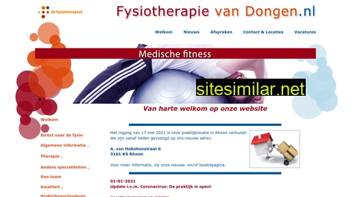 fysiotherapievandongen.nl alternative sites