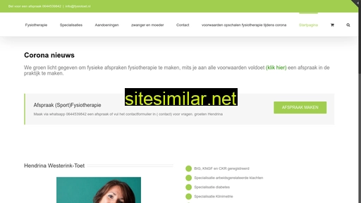 fysiotoet.nl alternative sites