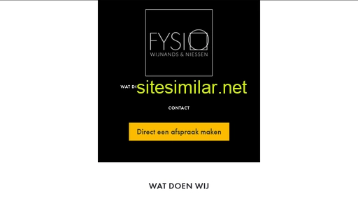 fysiowijnandsniessen.nl alternative sites