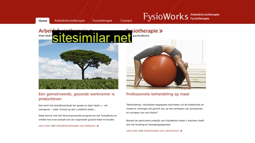 fysioworks.nl alternative sites