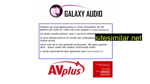 galaxyaudio.nl alternative sites