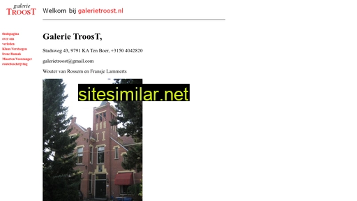 galerietroost.nl alternative sites