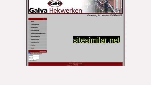 galvahekwerk.nl alternative sites