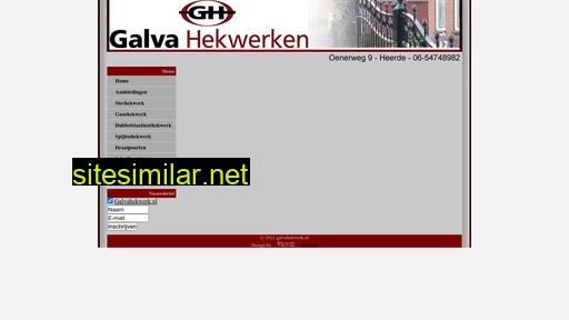 galvahekwerken.nl alternative sites