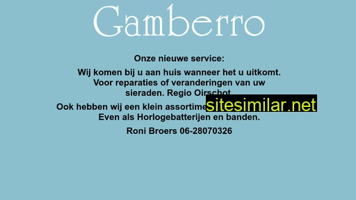 gamberro.nl alternative sites