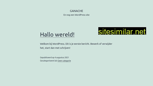 ganache.nl alternative sites