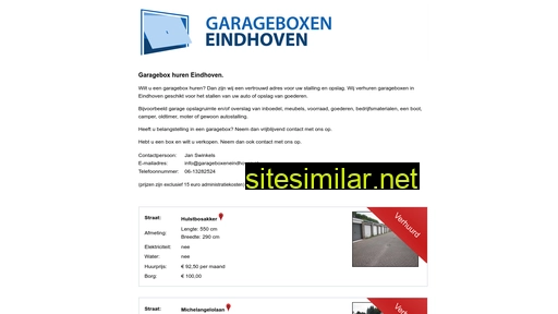 garageboxeneindhoven.nl alternative sites