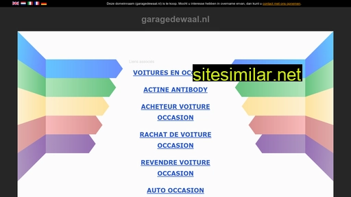 garagedewaal.nl alternative sites